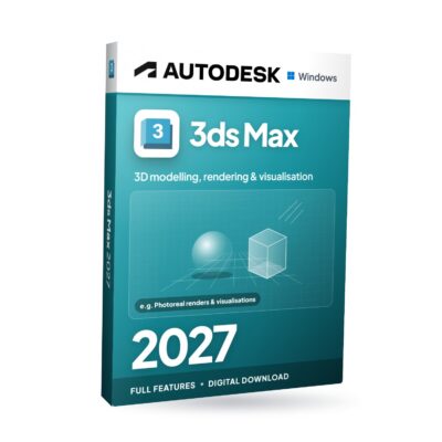 Autodesk 3ds Max 2027 für Windows – Softwareverpackung