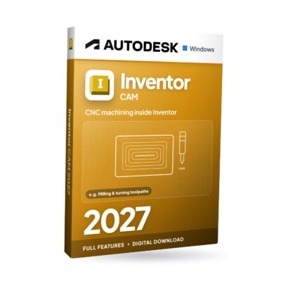 Autodesk Inventor CAM 2027 für Windows – Softwareverpackung